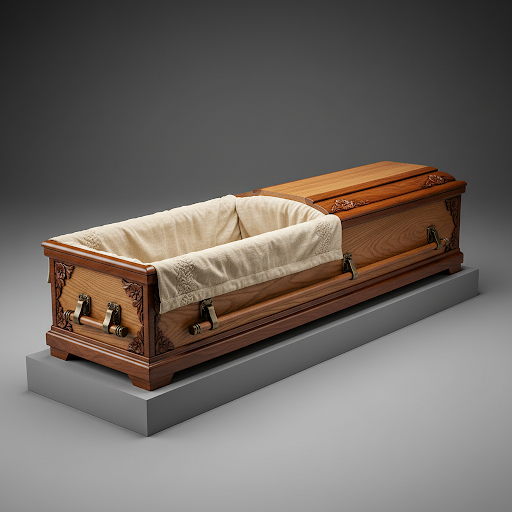 Eternal — solid mahogany casket