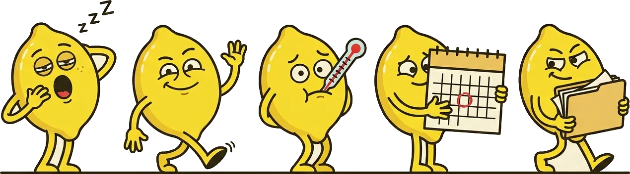 The lemon rogues' gallery: five unreliable-worker types — the late one, the bailer, the fake-MC, the leave-clearer and the data sneak